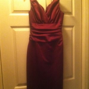 Burgundy gown size 4