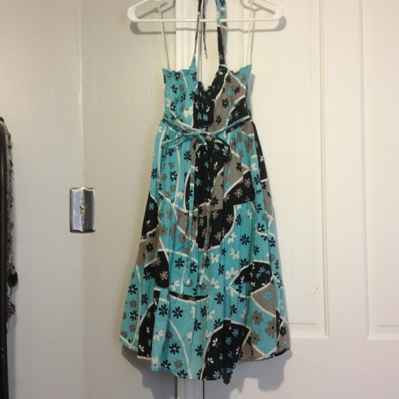 Floral patterned sun dress