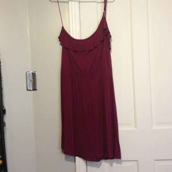 Plum colored dress