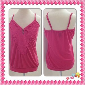 Tops - Pink tank top Tops - Pink tank top