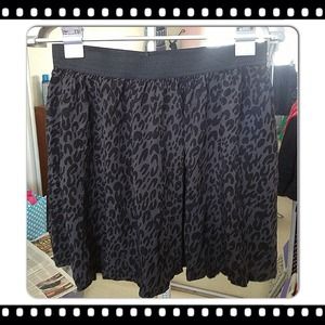 Dresses & Skirts - Black/grey cheetah skirt Dresses & Skirts - Black/grey cheetah skirt