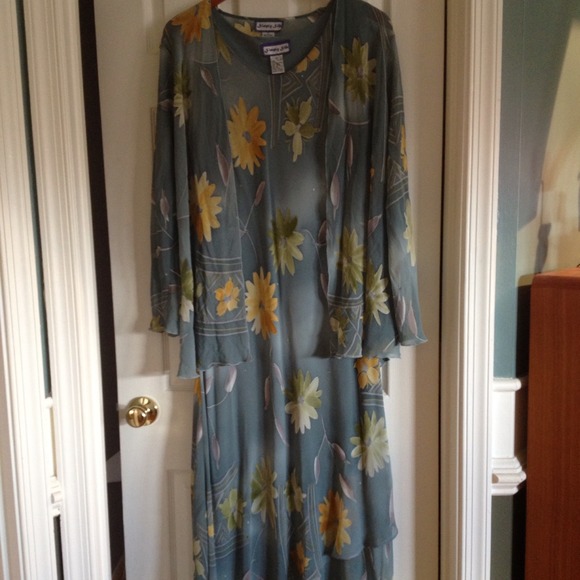 Beautiful, breezy silk dress and jacket