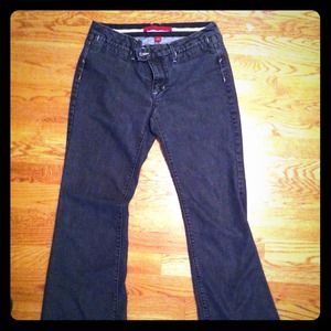 Banana republic black bootcut jeans