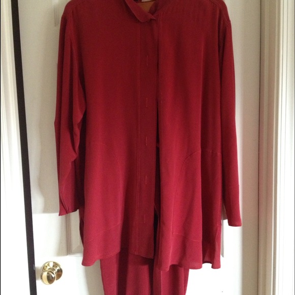 Uru silk pants and blouse