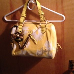Juicy couture velour bag.