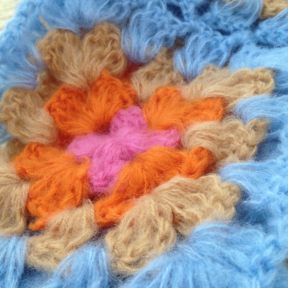 Handmade blue scarf