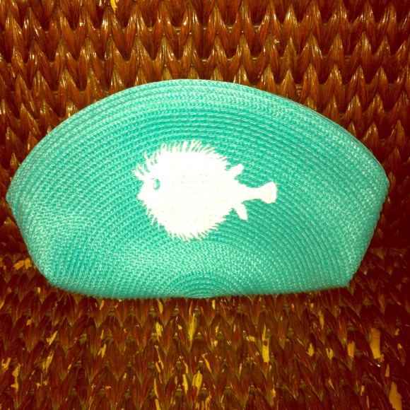 Turquoise Woven Bag
