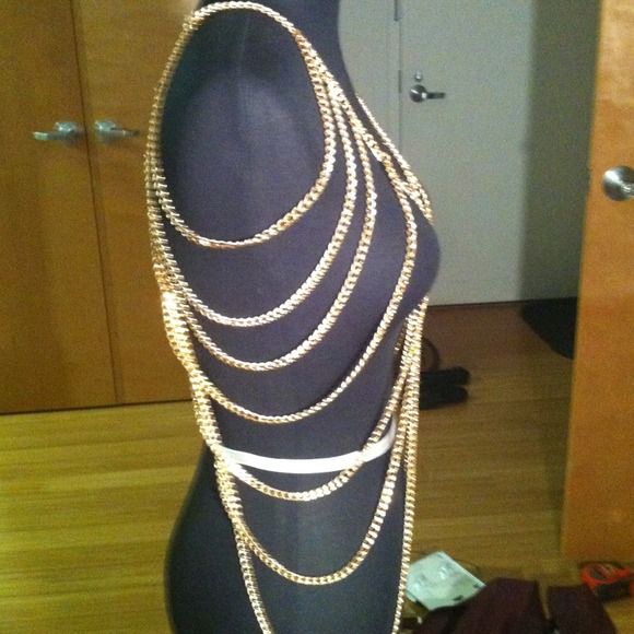 Gold body chain - Picture 3 of 3