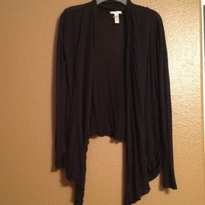 Black cardigan