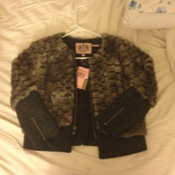 Juicy Couture Outerwear - PRICE DROP!! BNWT Faux Fur Jacket!