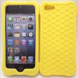 Silicone honeycomb case for iPhone 5
