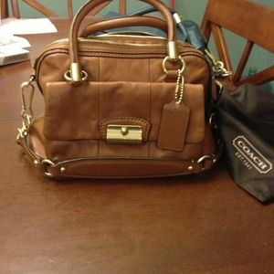 RESERVED Coach Kristin 100% authentic Camel