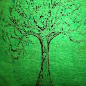 Hand painted t shirt for girls