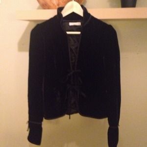 Reduced!! Banana Republic rich velvet black blazer
