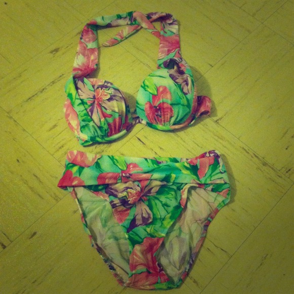 venus floral bathing suit