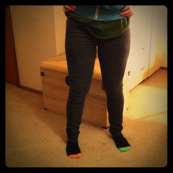 Black Faded Jeans