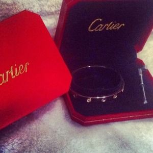 Cartier love bracelet silver