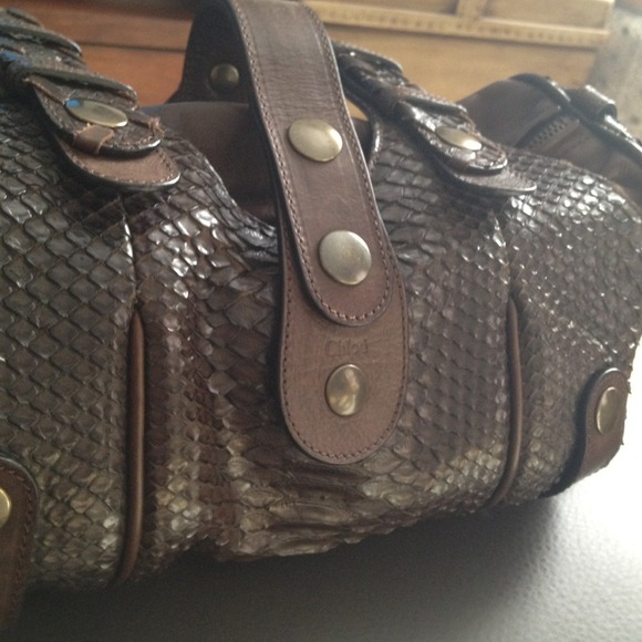 Chloe Python silverado purse - Picture 2 of 4
