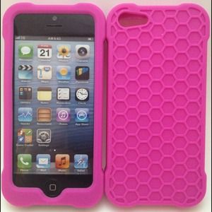 Silicone honeycomb case for iPhone 5