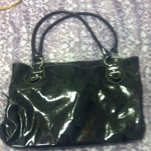 👜Black cherry handbag tote👜