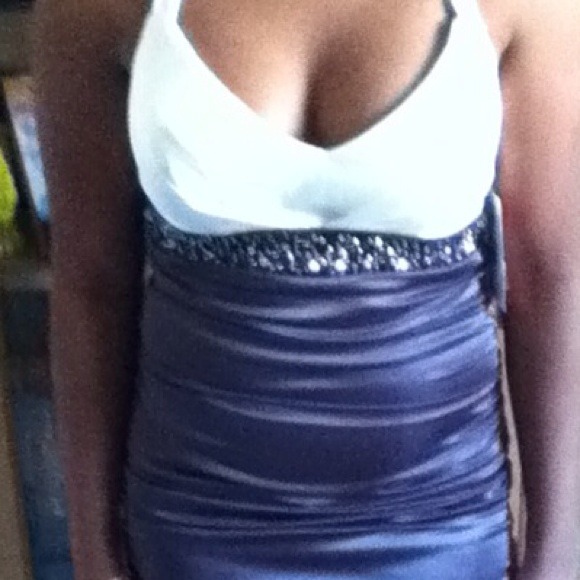 White & Grey Dress