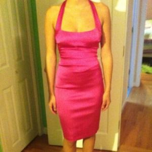 Hot Pink Caché Cocktail Dress: Size 4