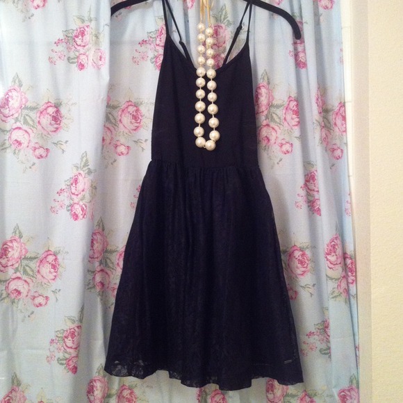 🔴SOLD in bundle. Black Lacey Babydoll Dress - Picture 2 of 3