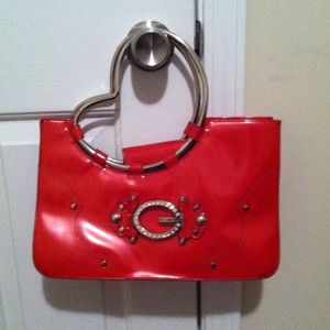 Red Guess handbag