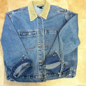 Lauren denim jean jacket bundle w under armor.