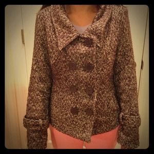 ✨Reduced✨Very cute vintage brown jacket