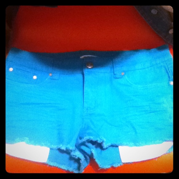 Teal/Blue shorts - Picture 1 of 1