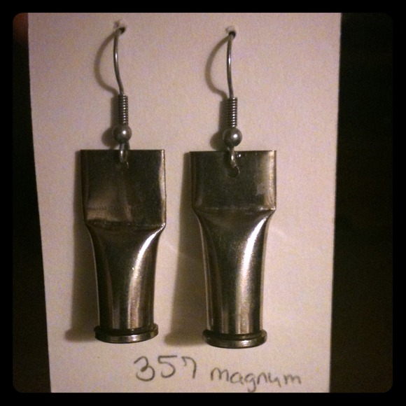 .357 Magnum Bullet Earrings