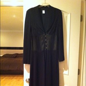 Reduced Long, black coat