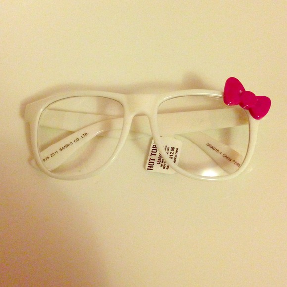 Hello Kitty clear lens glasses