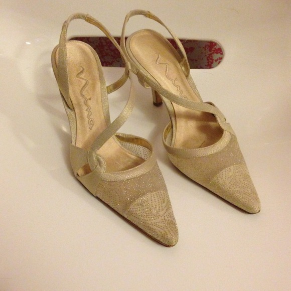 Gold heels