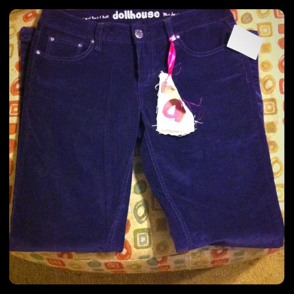 💋Very sexy purple corduroy pants stretch material