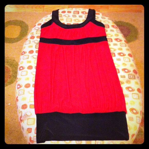 ✨Sexy red and black party dress or casual👗