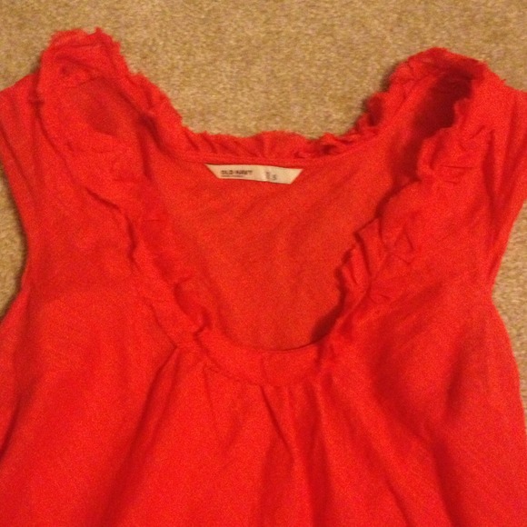 SOLD!! Orange Top - Picture 2 of 4