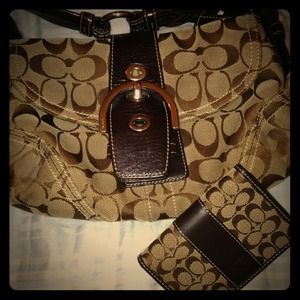 Coach Purse and Matching Wallet AUTHENTIC