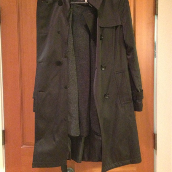 Michael by Michael Kors lined black trench - Picture 3 of 3