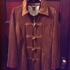 mac & jac corduroy toggle light jacket