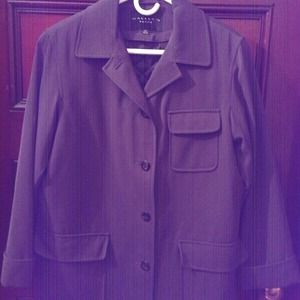 Gallery petite grey raincoat