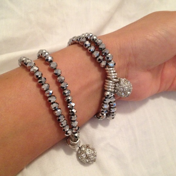 Glass beads fun bracelet