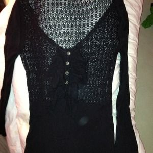 Free people black sweater