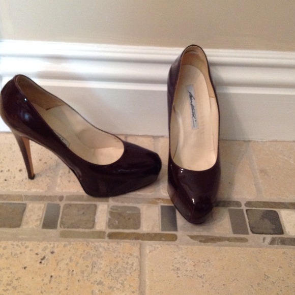 Brian Atwood Oxblood Patent Maniac Pump - Picture 3 of 4
