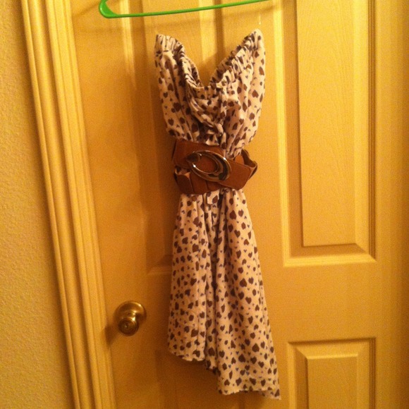 Strapless dress