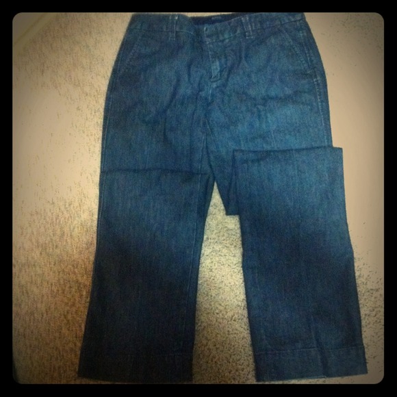 Blue jean trousers