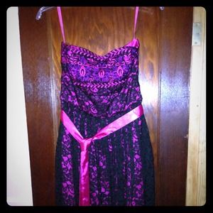 Betsy Johnson strapless dress