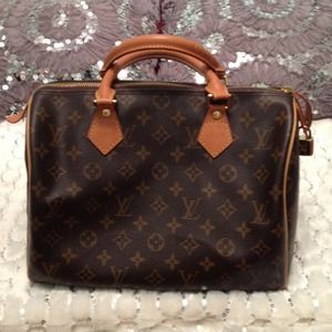 LV inspired speedy bag