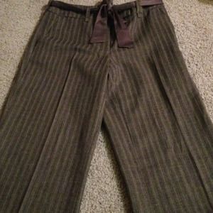 H&M brown slacks size 8